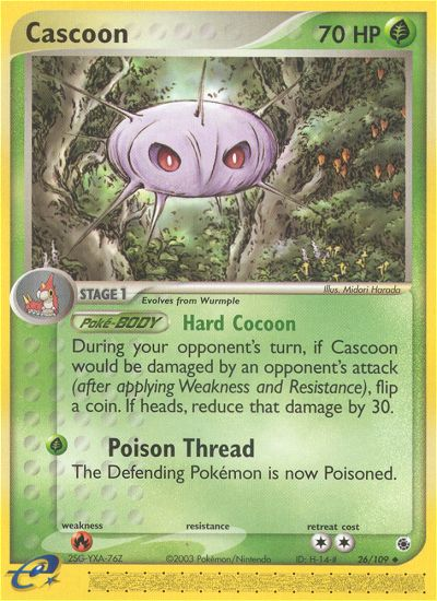 Cascoon (26/109) [EX: Ruby & Sapphire] | Exor Games Bridgewater