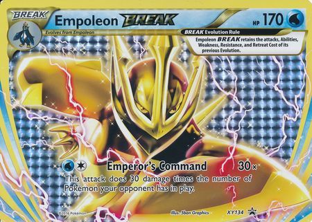 Empoleon BREAK (XY134) (Jumbo Card) [XY: Black Star Promos] | Exor Games Bridgewater