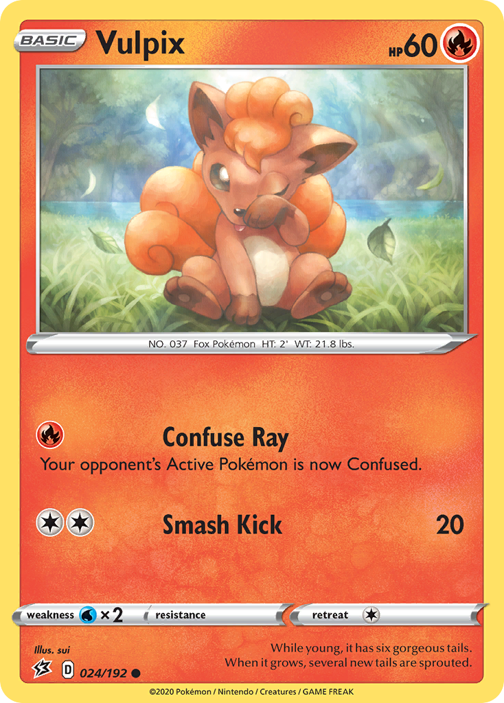 Vulpix (024/192) [Sword & Shield: Rebel Clash] | Exor Games Bridgewater