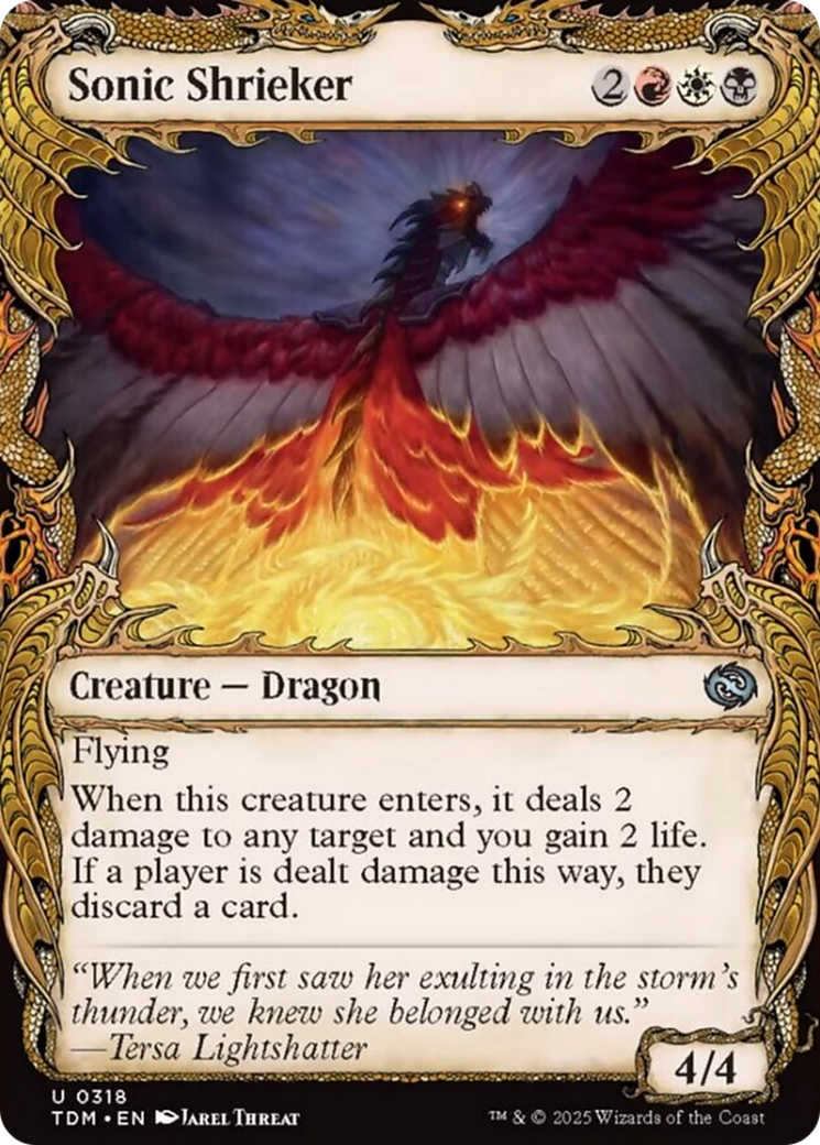Sonic Shrieker (Showcase) [Tarkir: Dragonstorm] | Exor Games Bridgewater