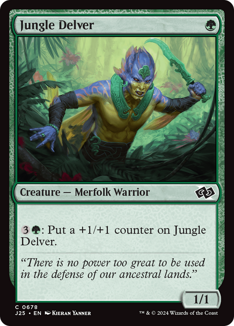 Jungle Delver [Foundations Jumpstart] | Exor Games Bridgewater