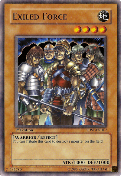Exiled Force [5DS1-EN019] Common | Exor Games Bridgewater