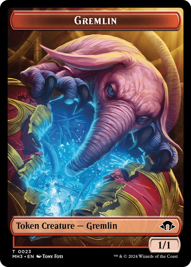 Gremlin Token [Modern Horizons 3 Tokens] | Exor Games Bridgewater