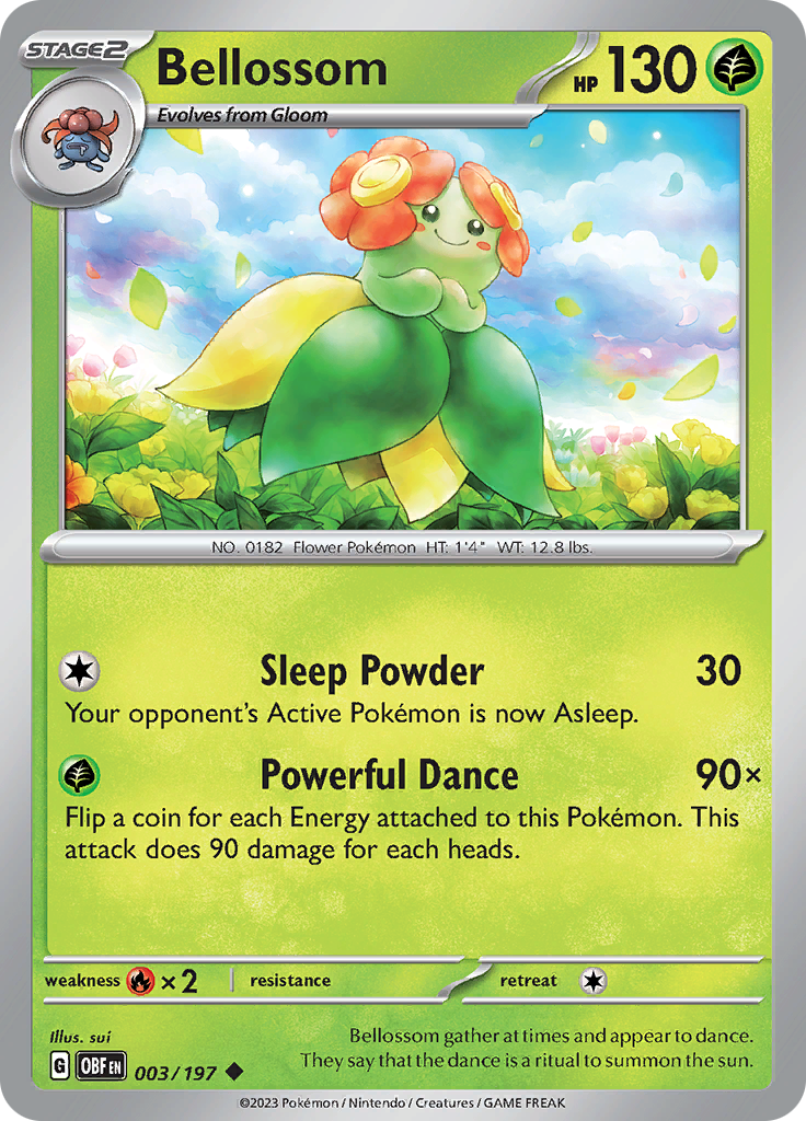 Bellossom (003/197) [Scarlet & Violet: Obsidian Flames] | Exor Games Bridgewater