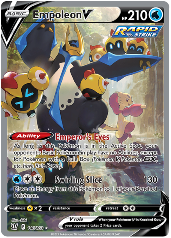 Empoleon V (146/163) [Sword & Shield: Battle Styles] | Exor Games Bridgewater