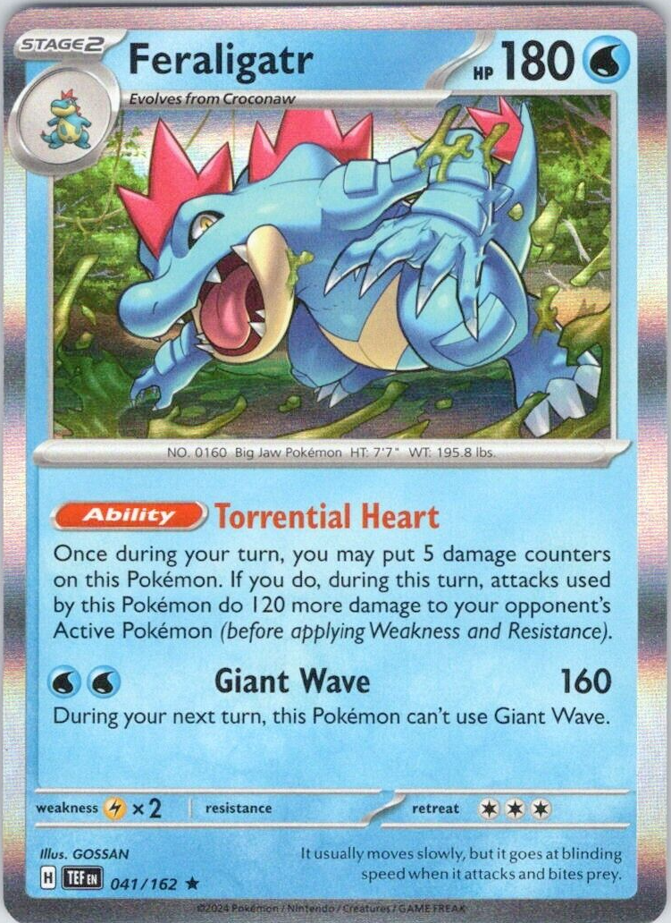 Feraligatr (041/162) [Scarlet & Violet: Temporal Forces] | Exor Games Bridgewater