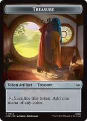 Elf // Treasure (0013) Double-Sided Token [The Hobbit Tokens] | Exor Games Bridgewater