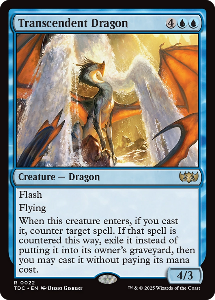 Transcendent Dragon [Tarkir: Dragonstorm Commander] | Exor Games Bridgewater