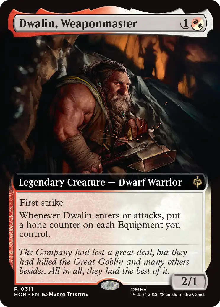 Dwalin, Weaponmaster (Extended Art) [The Hobbit] | Exor Games Bridgewater