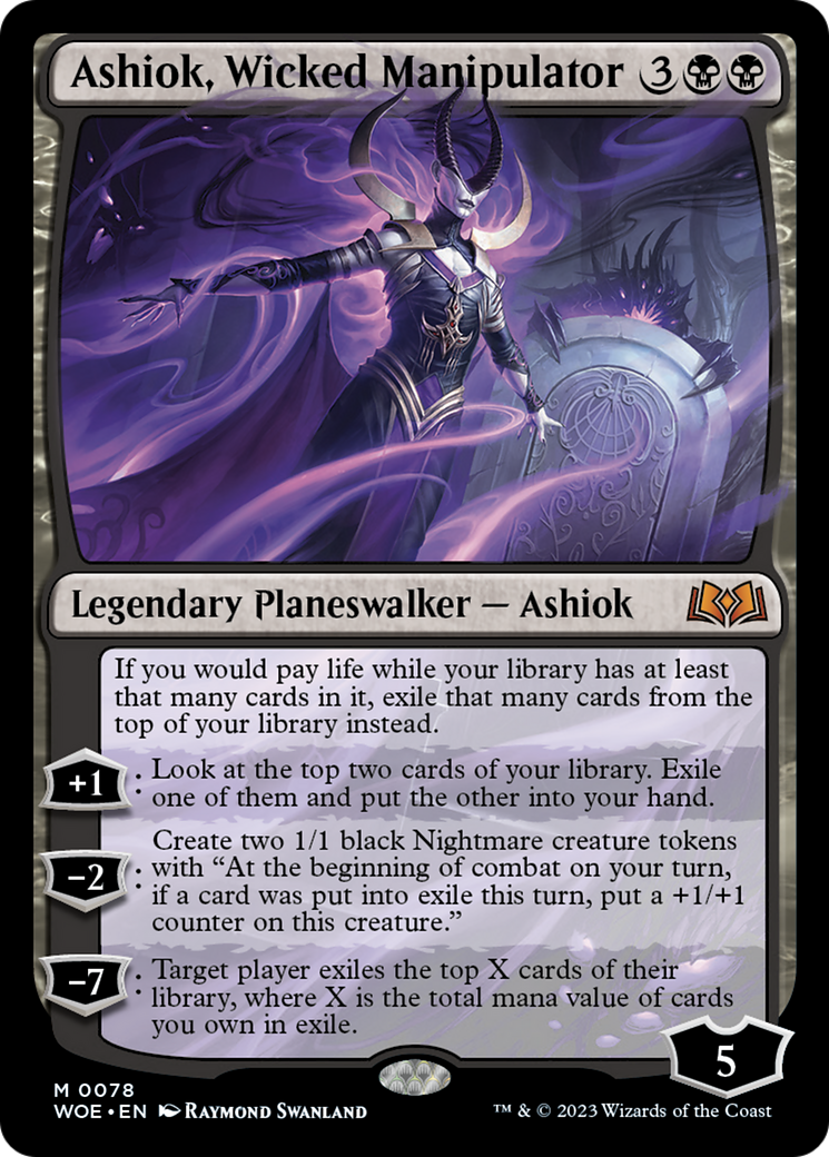 Ashiok, Wicked Manipulator [Wilds of Eldraine] | Exor Games Bridgewater