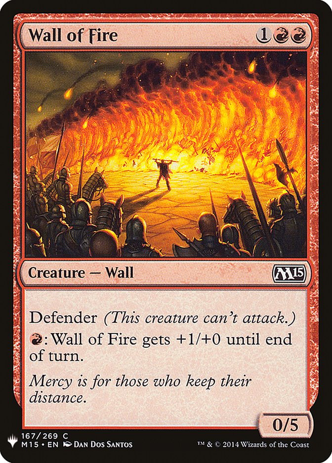 Wall of Fire [Mystery Booster] | Exor Games Bridgewater