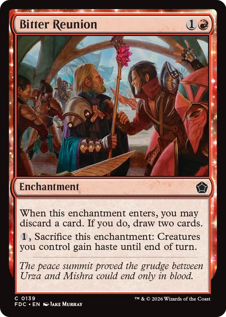 Bitter Reunion [Foundations Commander] | Exor Games Bridgewater