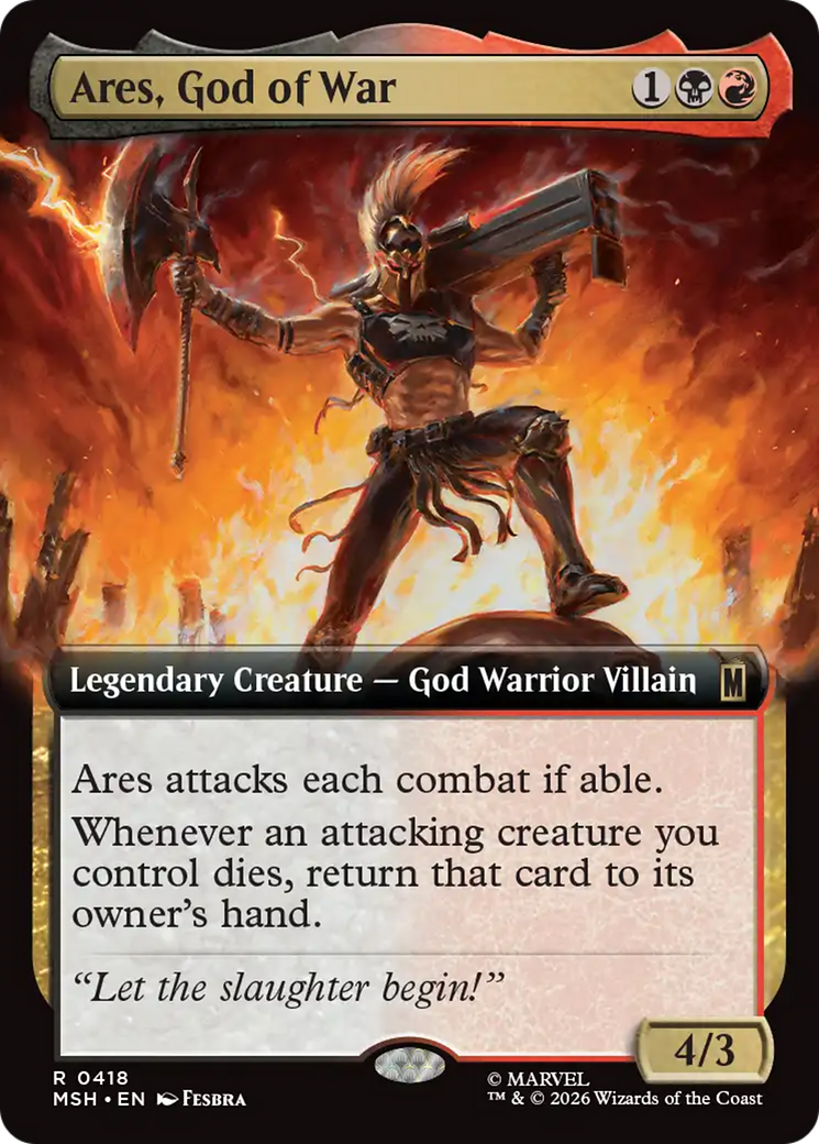 Ares, God of War (Extended Art) [Marvel Super Heroes] | Exor Games Bridgewater