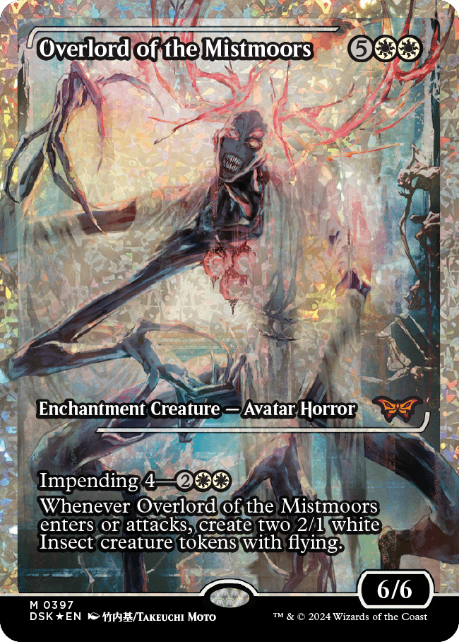 Overlord of the Mistmoors (Japan Showcase Fracture Foil) [Duskmourn: House of Horror] | Exor Games Bridgewater