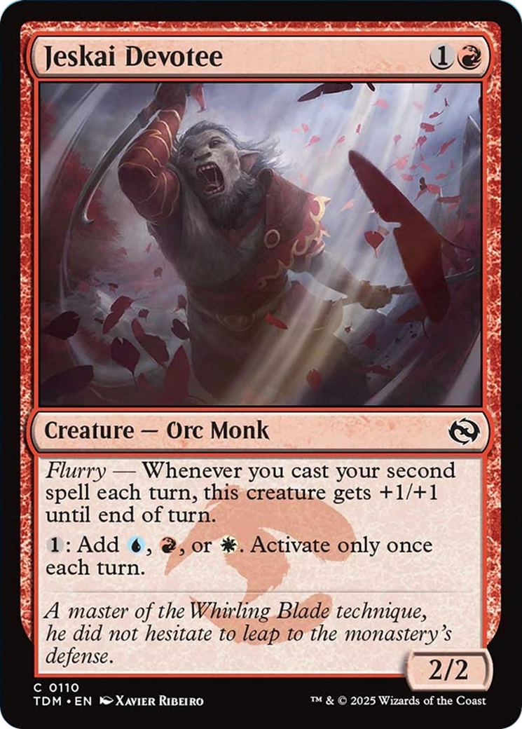 Jeskai Devotee [Tarkir: Dragonstorm] | Exor Games Bridgewater