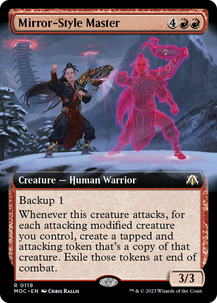 Mirror-Style Master (Extended Art) [March of the Machine Commander] | Exor Games Bridgewater