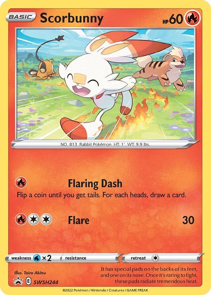 Scorbunny (SWSH244) [Sword & Shield: Black Star Promos] | Exor Games Bridgewater