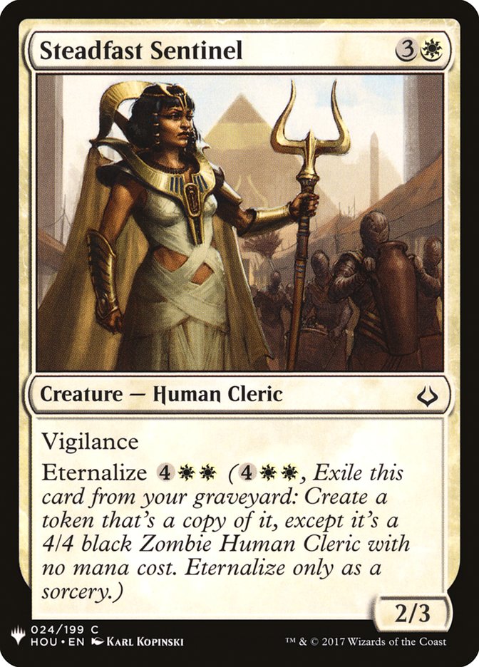 Steadfast Sentinel [Mystery Booster] | Exor Games Bridgewater