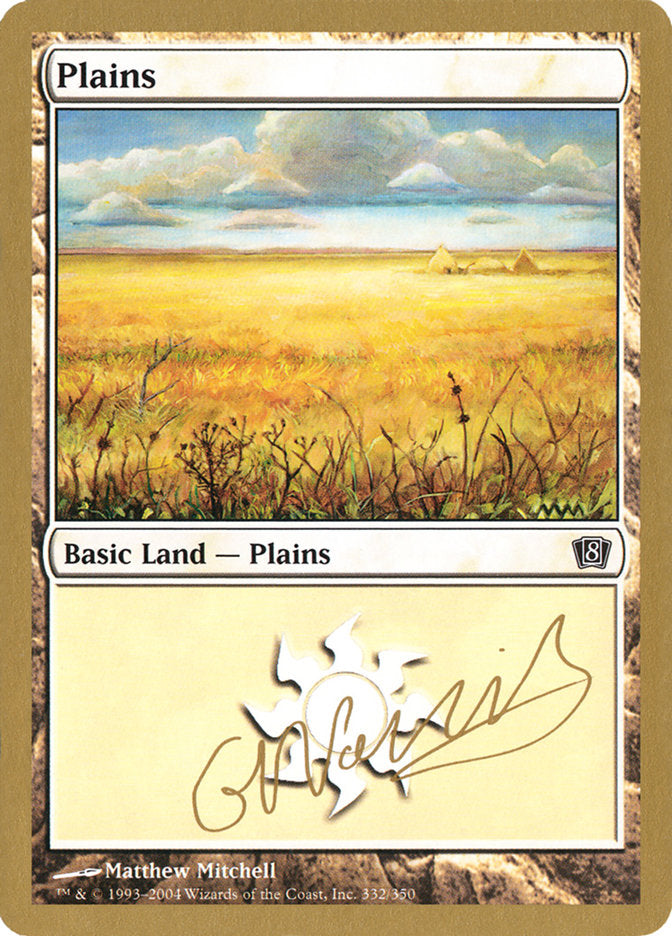 Plains (gn332) (Gabriel Nassif) [World Championship Decks 2004] | Exor Games Bridgewater