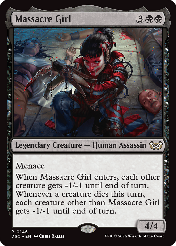 Massacre Girl [Duskmourn: House of Horror Commander] | Exor Games Bridgewater