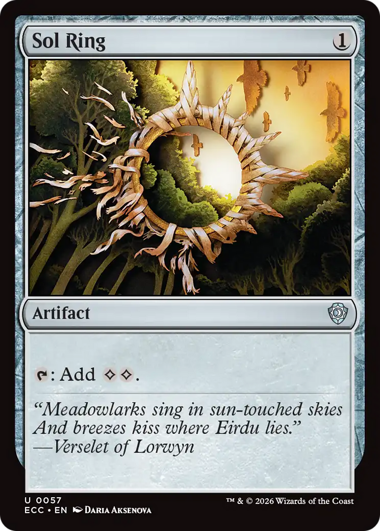 Sol Ring (0057) [Lorwyn Eclipsed Commander] | Exor Games Bridgewater
