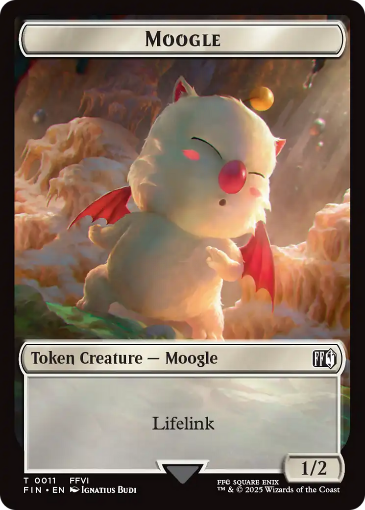 Hero (0004) // Moogle (0011) Double-Sided Token [FINAL FANTASY Tokens] | Exor Games Bridgewater