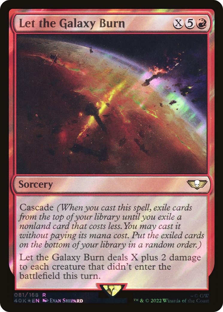 Galaxy Sword - Sword of Forge and Frontier [Secret Lair Drop Series] | Exor Games Bridgewater