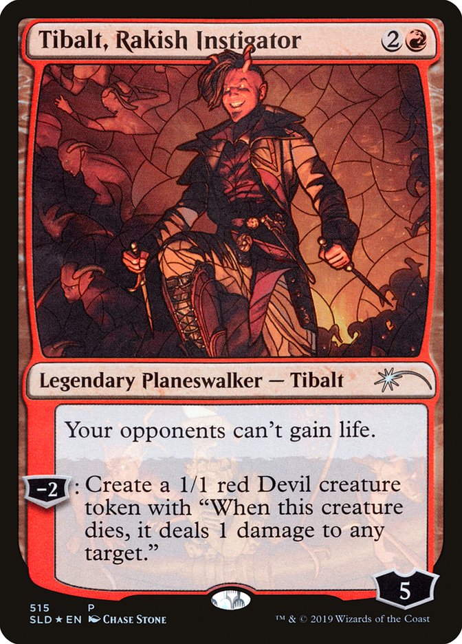 Tibalt, Rakish Instigator (Stained Glass) [Secret Lair Drop Promos] | Exor Games Bridgewater