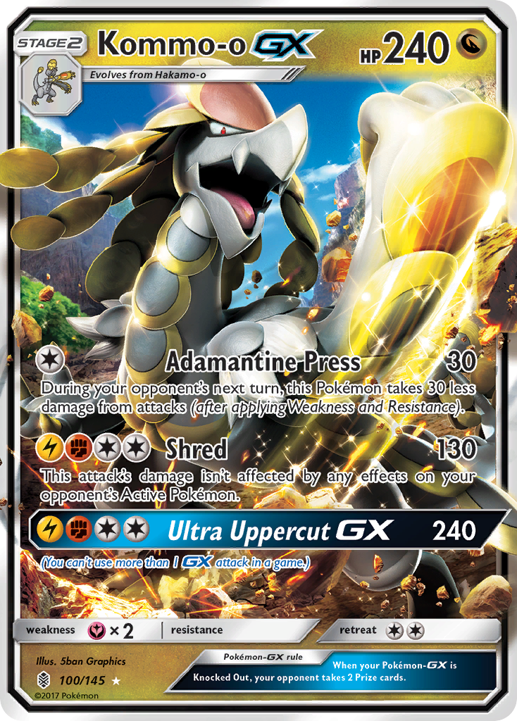 Kommo-o GX (100/145) [Sun & Moon: Guardians Rising] | Exor Games Bridgewater