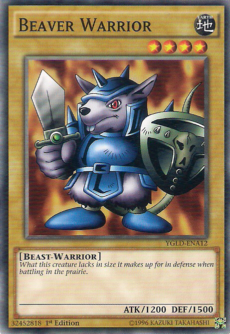 Beaver Warrior [YGLD-ENA12] Common | Exor Games Bridgewater