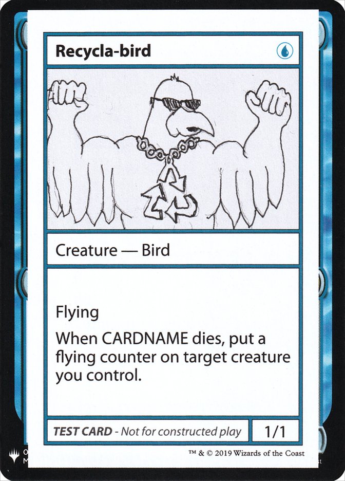 Recycla-bird [Mystery Booster Playtest Cards] | Exor Games Bridgewater