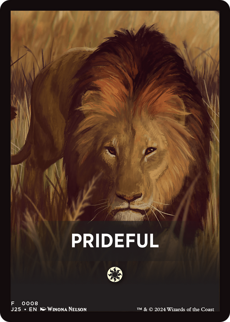 Prideful Theme Card [Foundations Jumpstart Front Cards] | Exor Games Bridgewater