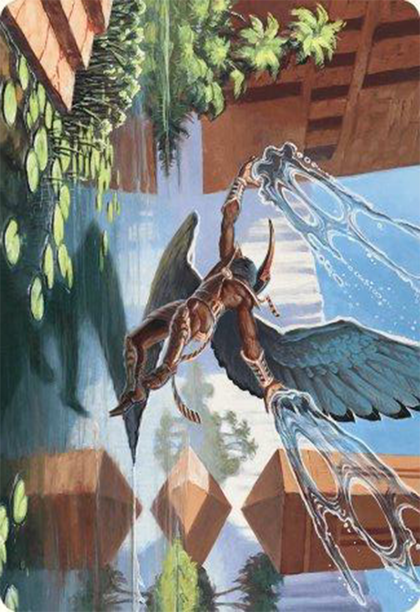 Nadu, Winged Wisdom Art Card [Modern Horizons 3 Art Series] | Exor Games Bridgewater