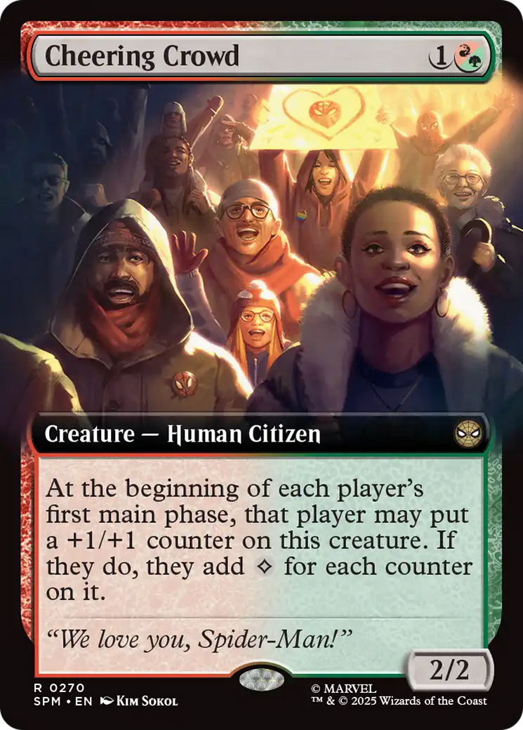 Cheering Crowd (Extended Art) [Marvel's Spider-Man] | Exor Games Bridgewater