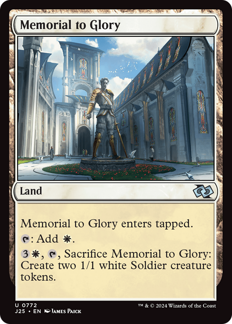 Memorial to Glory [Foundations Jumpstart] | Exor Games Bridgewater