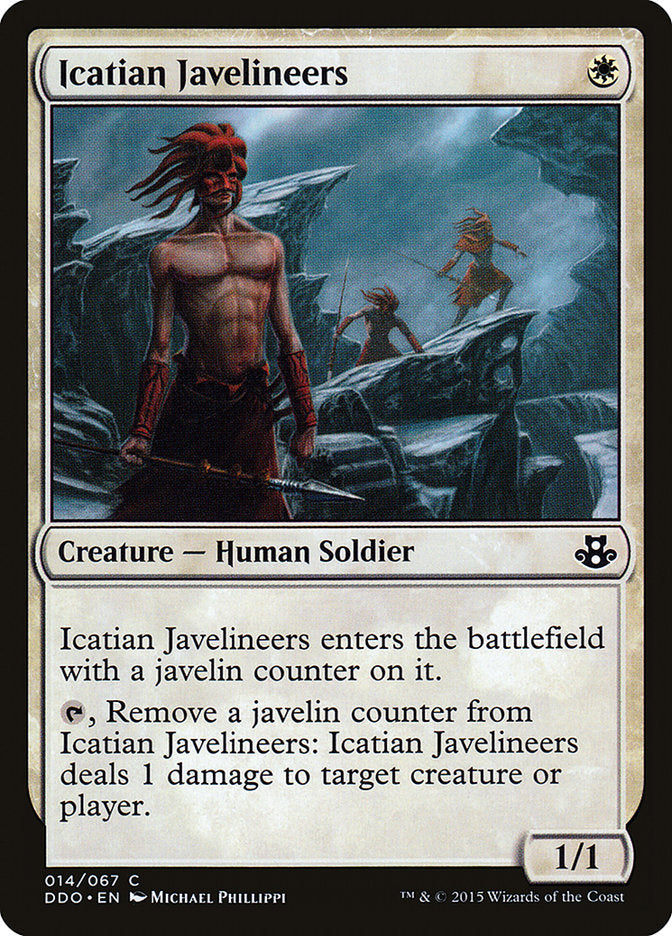 Icatian Javelineers [Duel Decks: Elspeth vs. Kiora] | Exor Games Bridgewater
