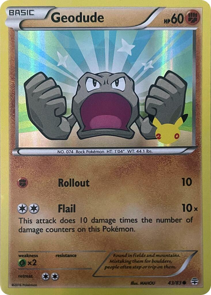 Geodude (043/083) [Celebrations: 25th Anniversary] | Exor Games Bridgewater