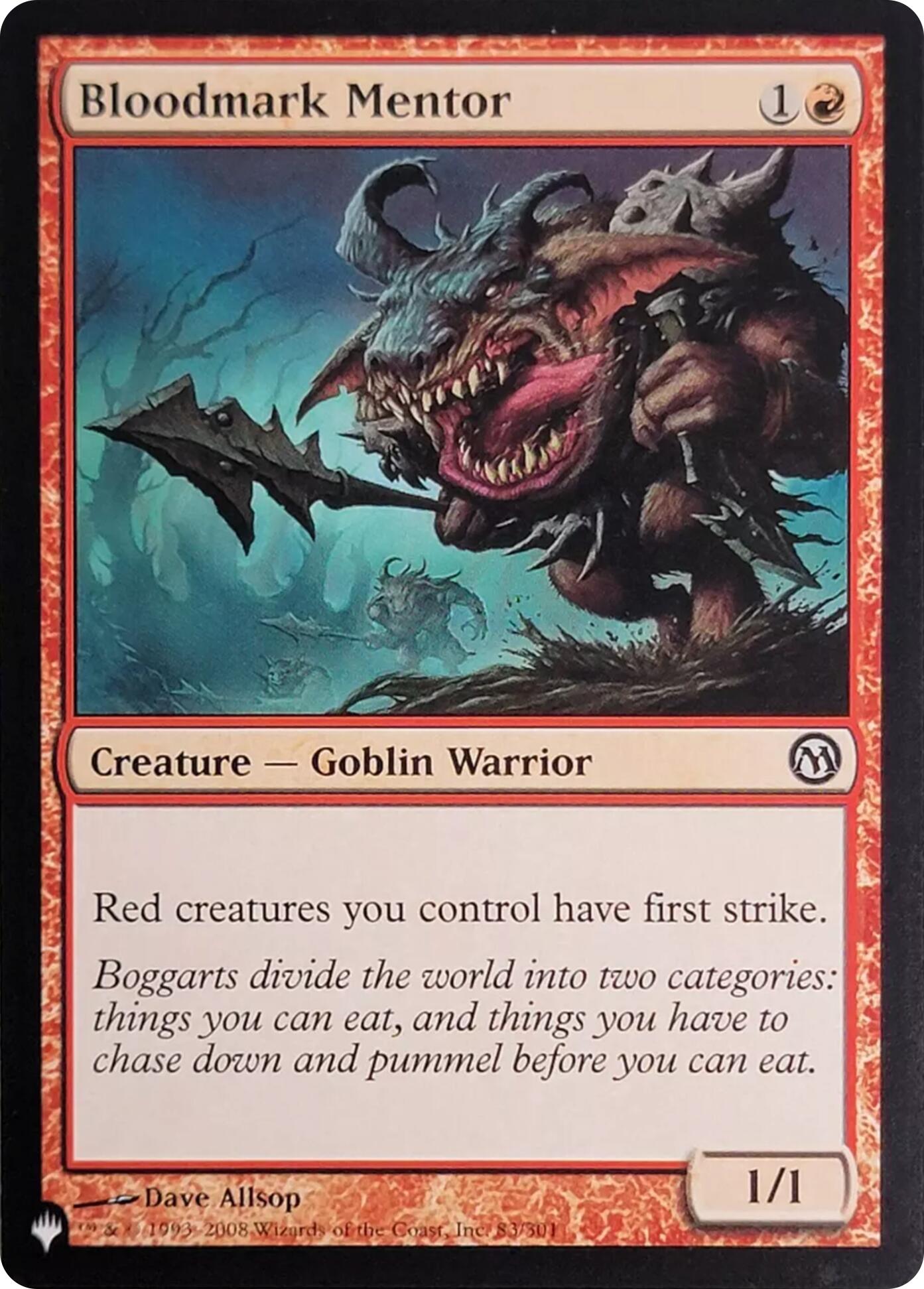 Bloodmark Mentor (83) [The List] | Exor Games Bridgewater