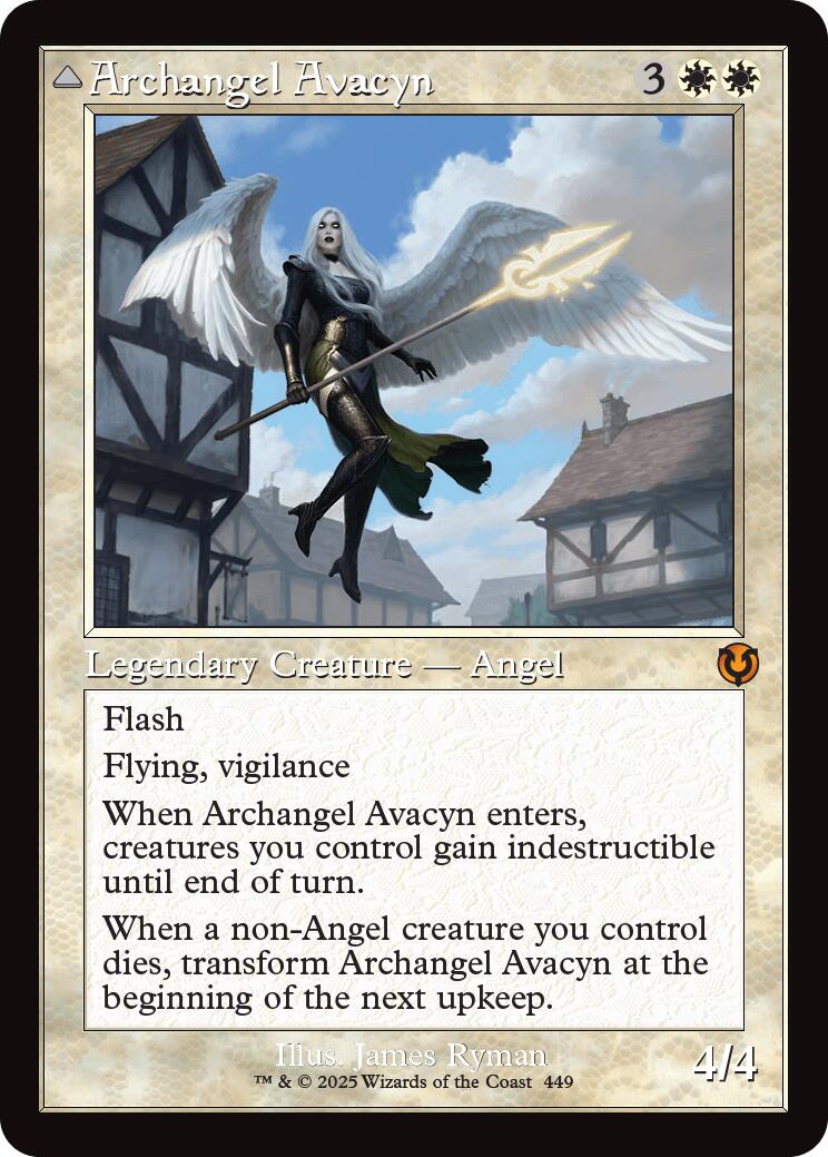 Archangel Avacyn // Avacyn, the Purifier (Retro Frame) [Innistrad Remastered] | Exor Games Bridgewater