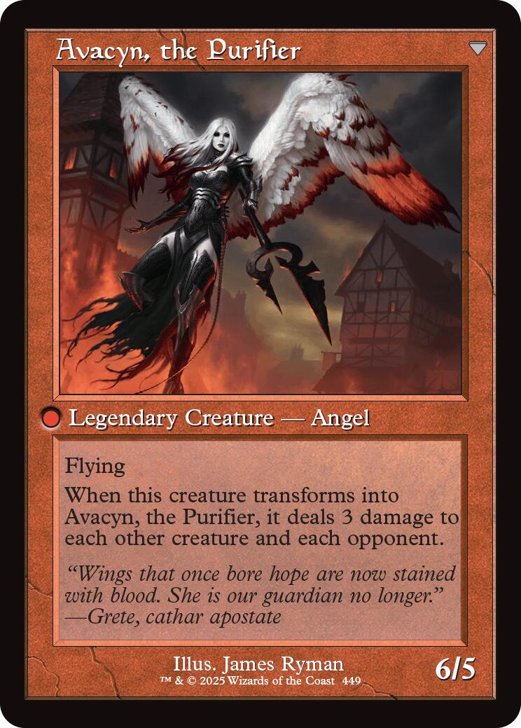 Archangel Avacyn // Avacyn, the Purifier (Retro Frame) [Innistrad Remastered] | Exor Games Bridgewater