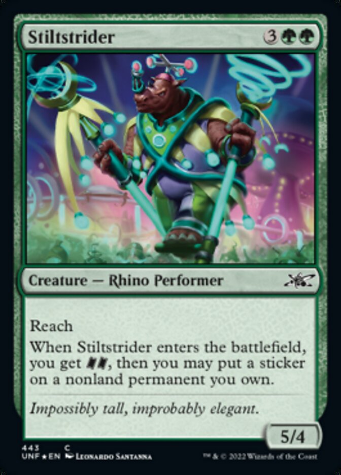 Stiltstrider (Galaxy Foil) [Unfinity] | Exor Games Bridgewater