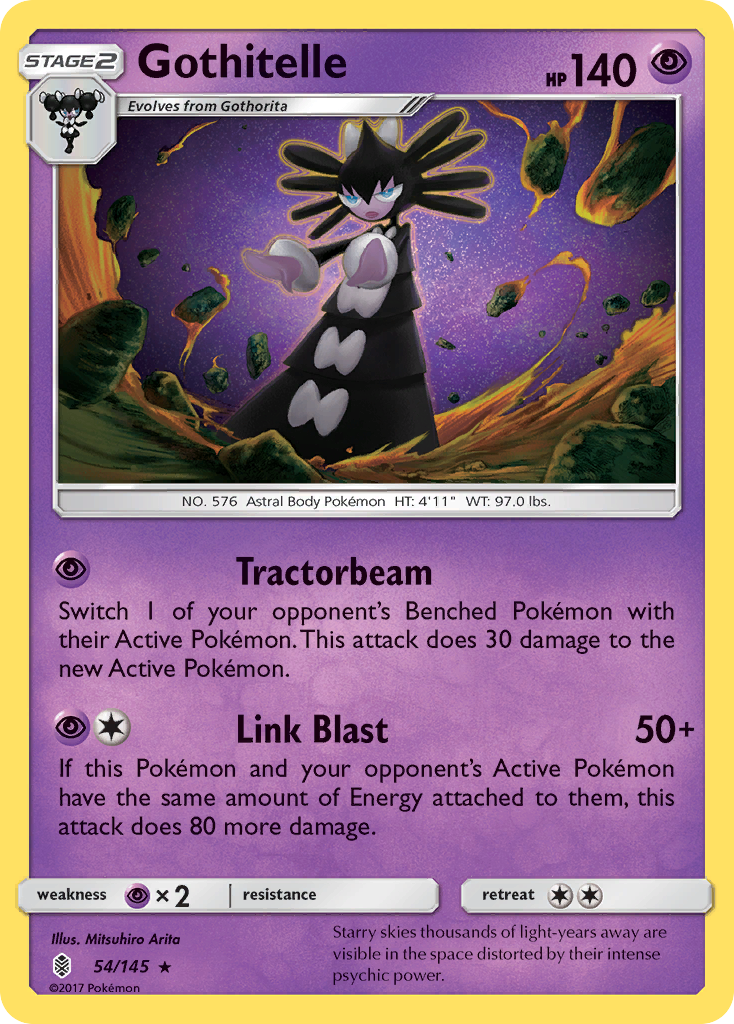 Gothitelle (54/145) [Sun & Moon: Guardians Rising] | Exor Games Bridgewater