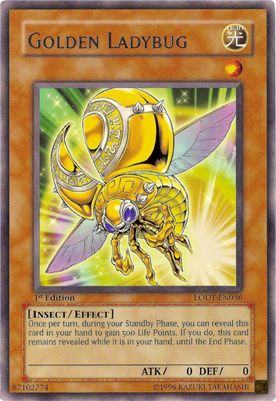 Golden Ladybug [LODT-EN036] Rare | Exor Games Bridgewater