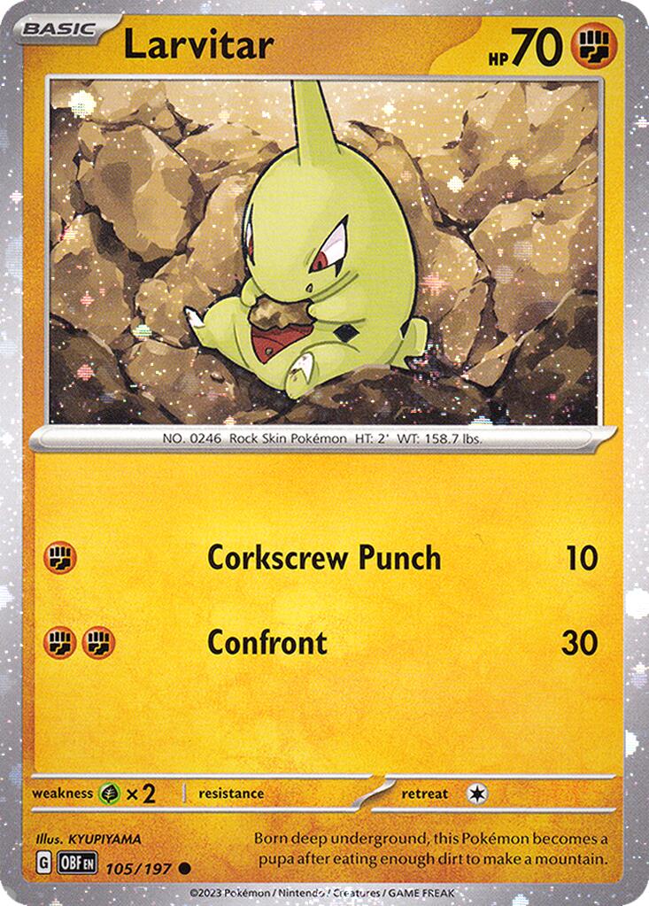 Larvitar (105/197) (Cosmos Holo) [Miscellaneous Cards] | Exor Games Bridgewater