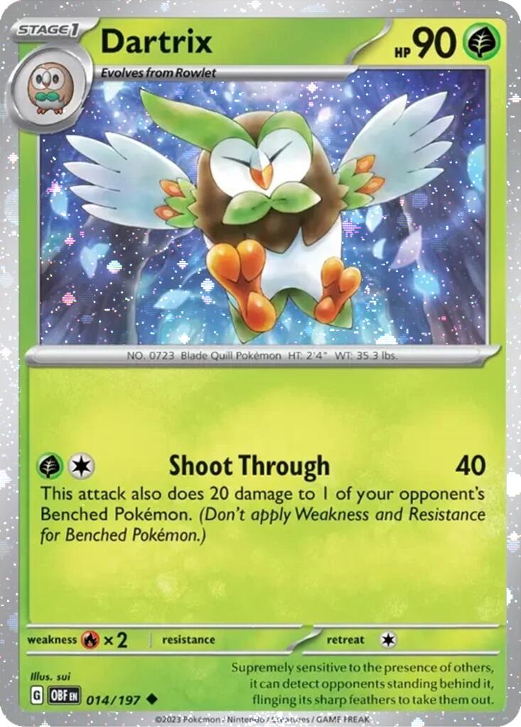 Dartrix (014/197) (Cosmos Holo) [Miscellaneous Cards] | Exor Games Bridgewater