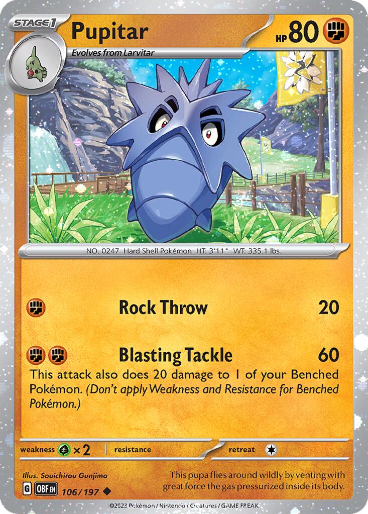 Pupitar (106/197) (Cosmos Holo) [Miscellaneous Cards] | Exor Games Bridgewater