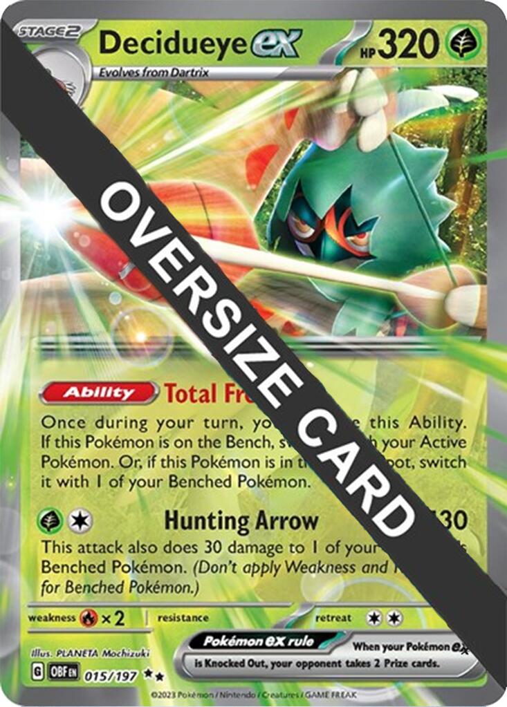 Decidueye ex (015/197) (Jumbo Card) [Miscellaneous Cards] | Exor Games Bridgewater