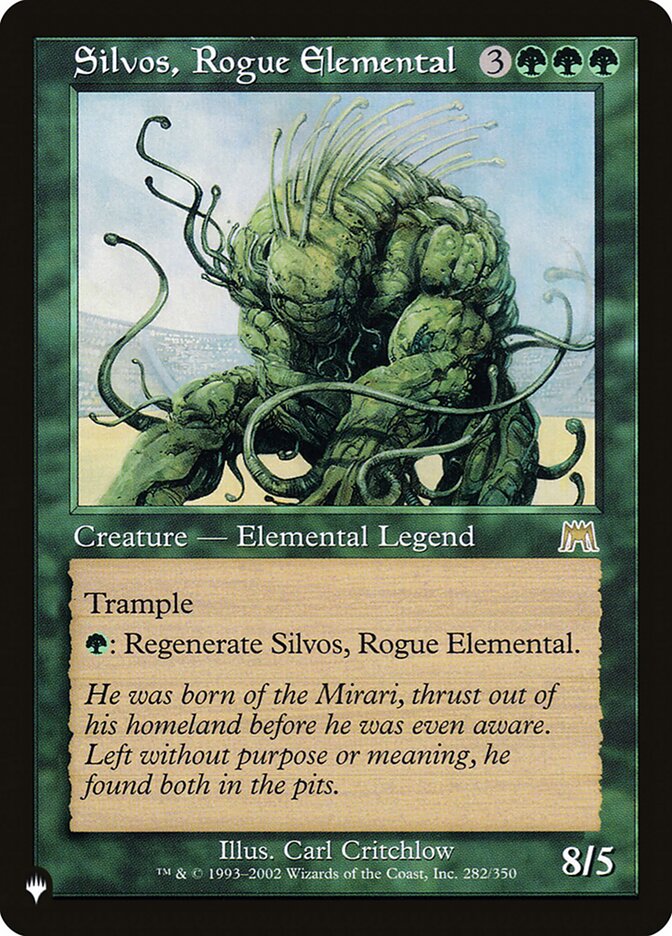 Silvos, Rogue Elemental [The List] | Exor Games Bridgewater