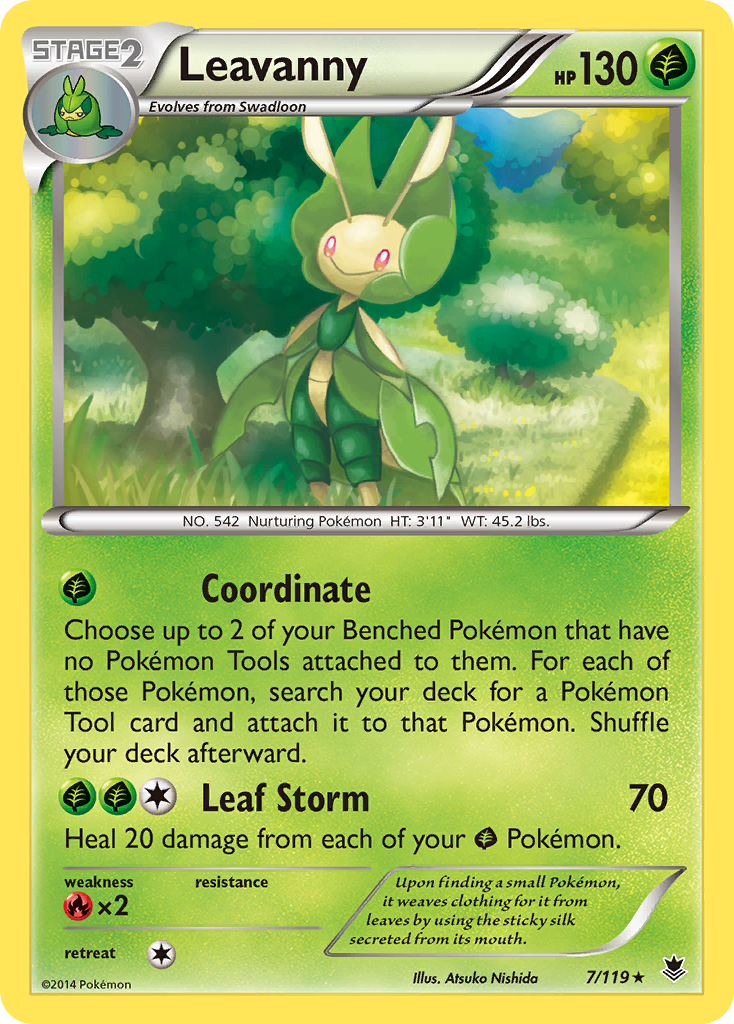 Leavanny (7/119) [XY: Phantom Forces] | Exor Games Bridgewater
