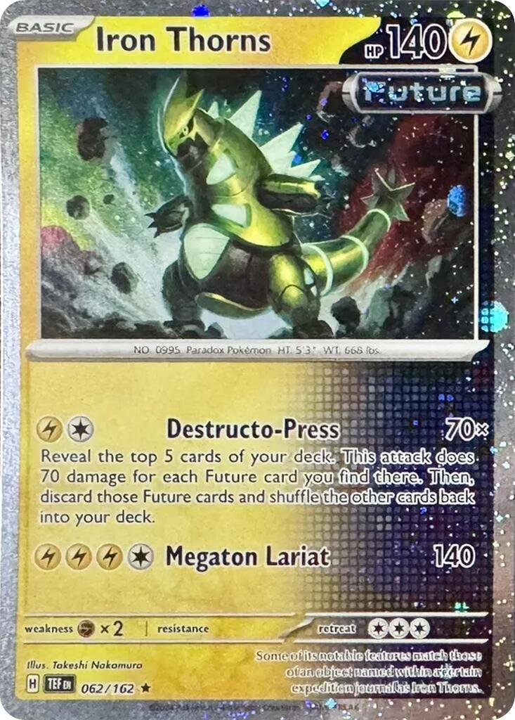Iron Thorns (062/162) (Cosmos Holo) [Miscellaneous Cards] | Exor Games Bridgewater